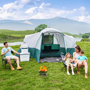 DMH Outdoors 8 Person Large Family Tent with Porch