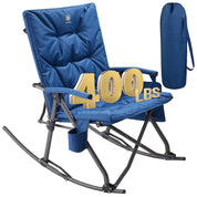 EVER ADVANCED Collapsible Patio Rocking Camping Chair - Portal Outdoors