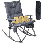 EVER ADVANCED Collapsible Patio Rocking Camping Chair - Portal Outdoors