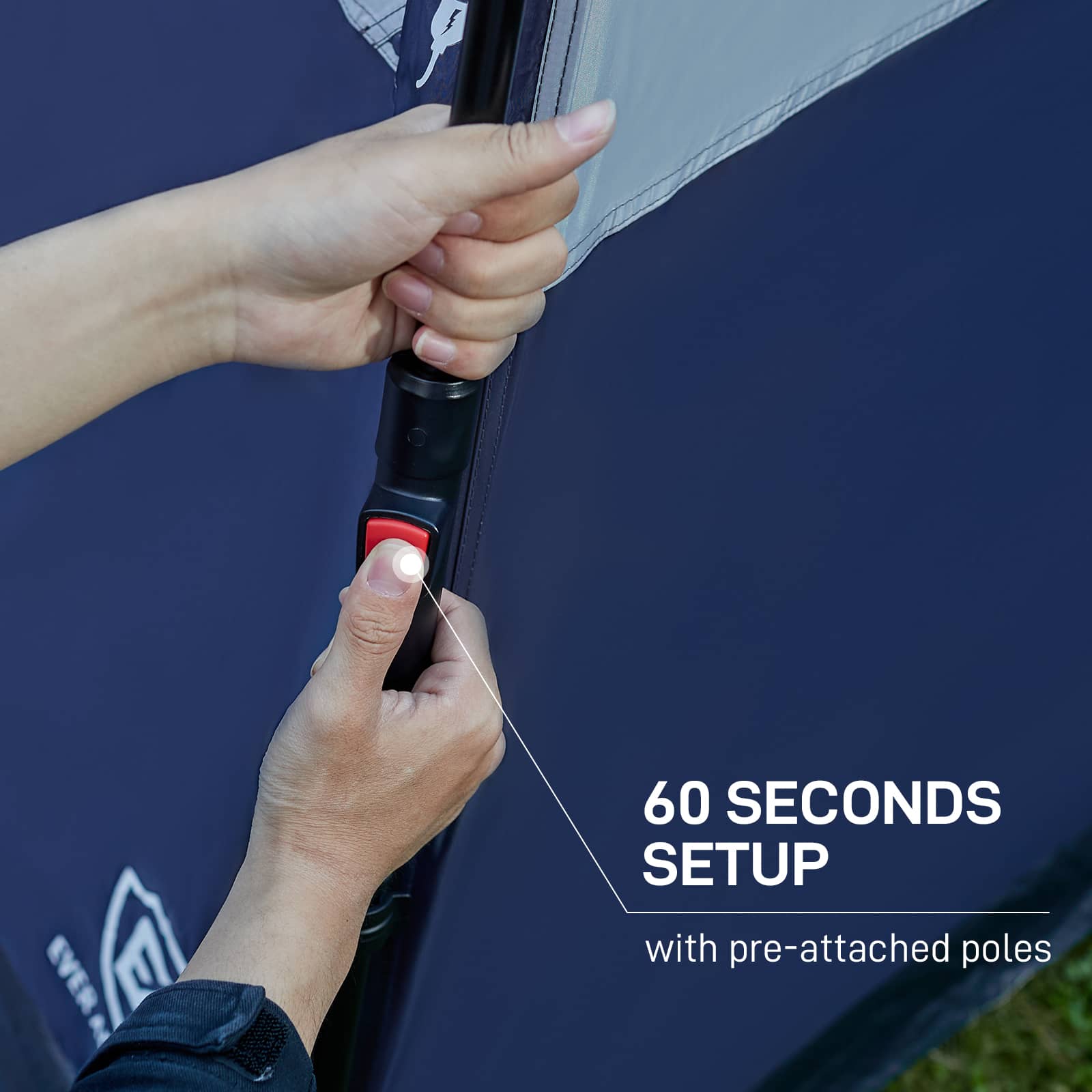 EVER ADVANCED 6 Person Instant Blackout Camping Tent - Portal Outdoors