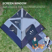 EVER ADVANCED 6 Person Instant Blackout Camping Tent - Portal Outdoors