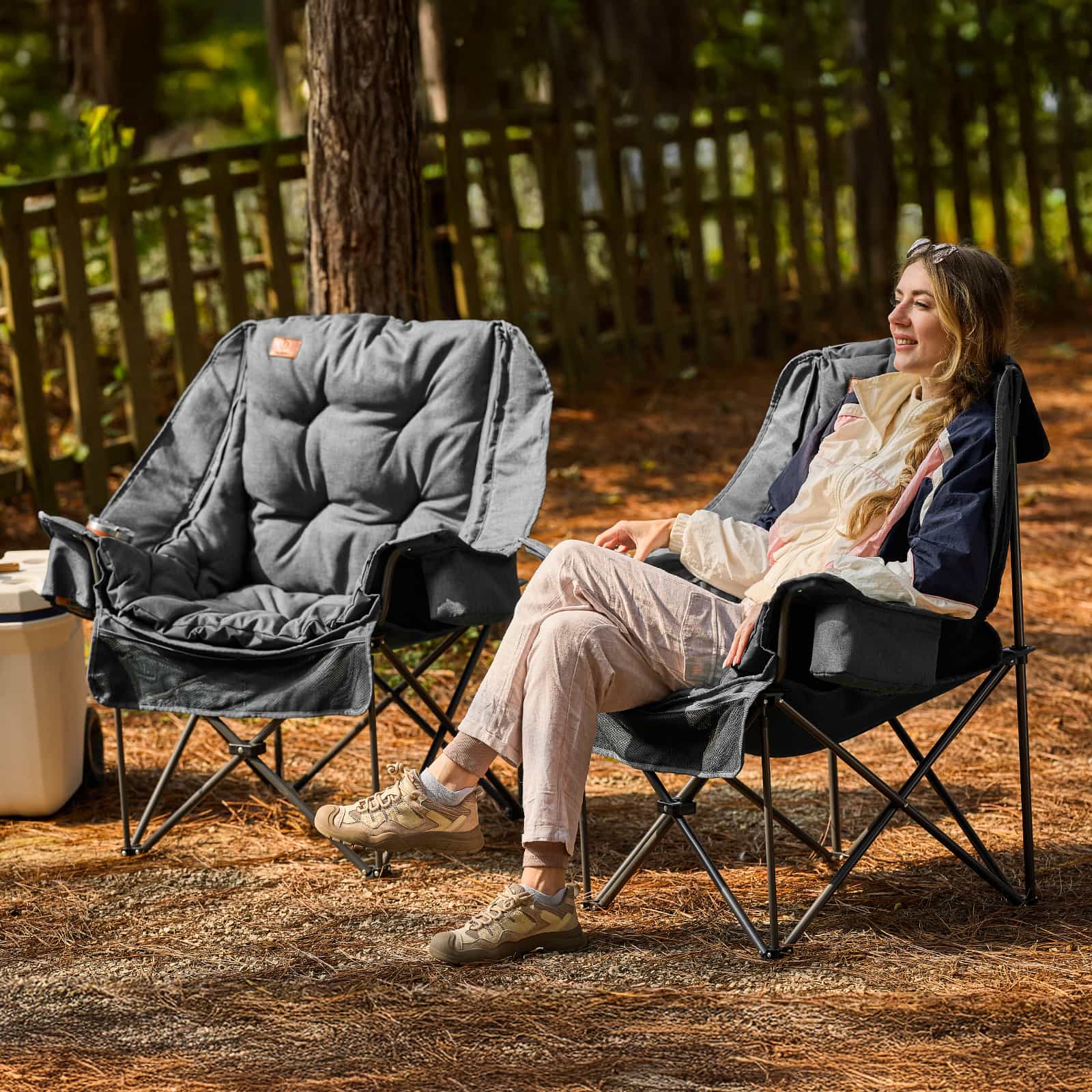 EVER ADVANCED 2 in 1 Camping Chair - Portal Outdoors