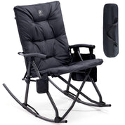 EVER ADVANCED Collapsible Patio Rocking Camping Chair - Portal Outdoors