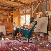 EVER ADVANCED Collapsible Patio Rocking Camping Chair - Portal Outdoors