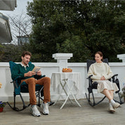 EVER ADVANCED Collapsible Patio Rocking Camping Chair - Rocking Chair