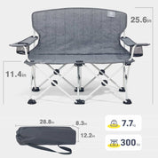 Ever Advanced Double Camping Chair for Kids - Portal Outdoors