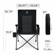 EVER ADVANCED Heated Reclining Camping Chair - Portal Outdoors