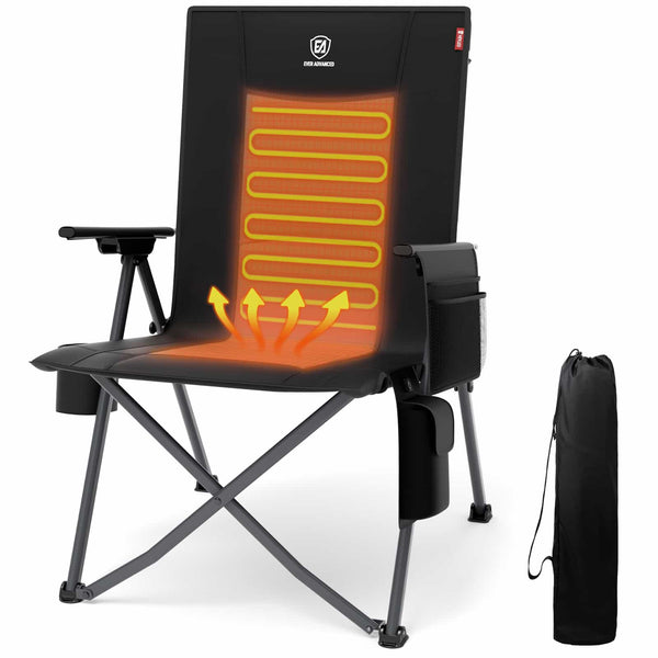 EVER ADVANCED Heated Reclining Camping Chair - Portal Outdoors