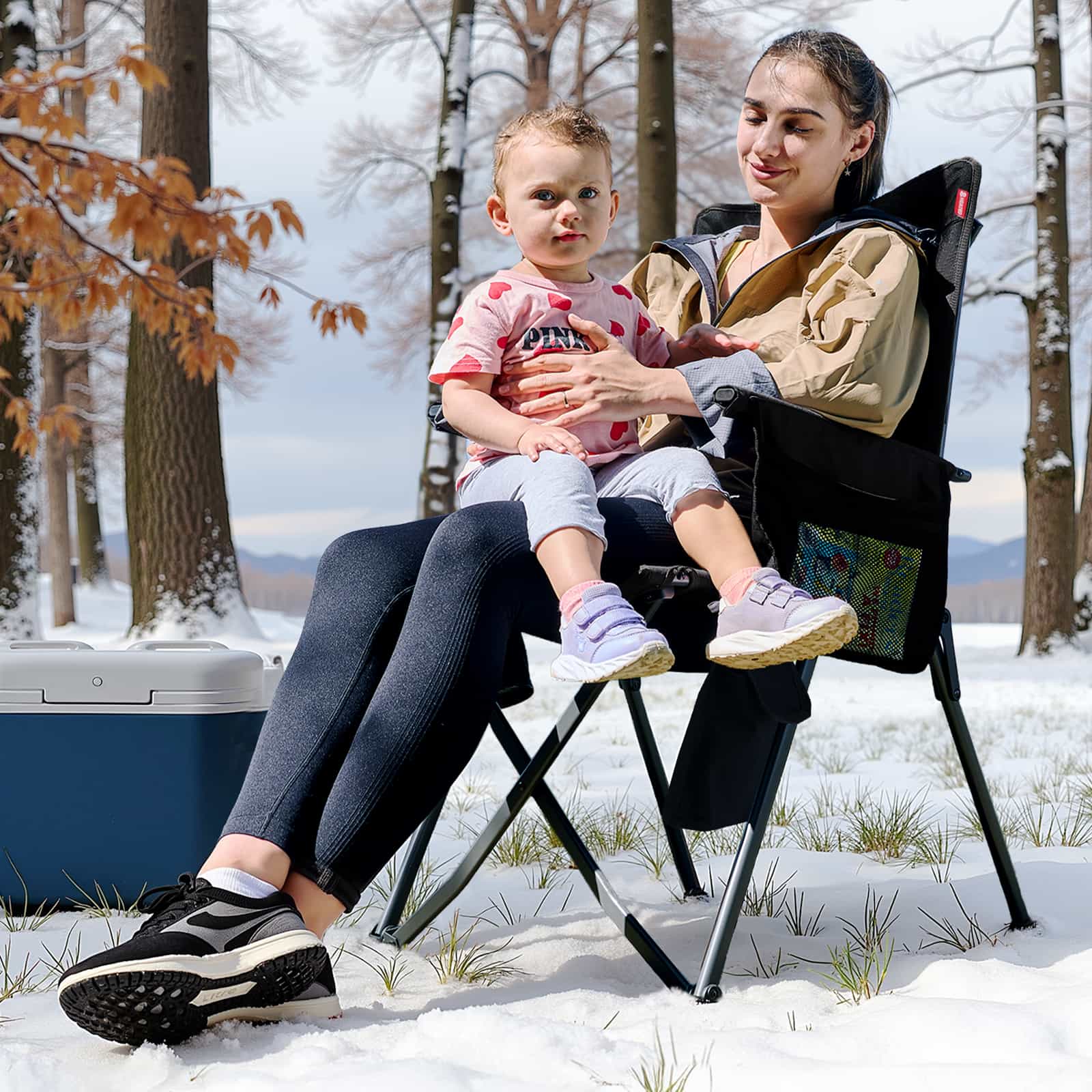 EVER ADVANCED Heated Reclining Camping Chair - Portal Outdoors
