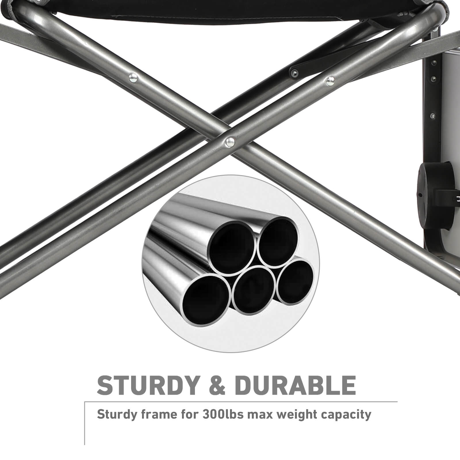 EVER ADVANCED Extra Wide Directors Chair - Portal Outdoors