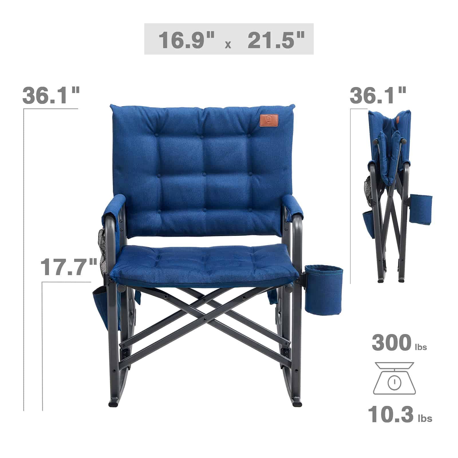 EVER ADVANCED Lightweight Rocking Chair - Portal Outdoors