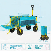 Portal Outdoors Foldable Beach Wagon with Tailgate - Portal Outdoors