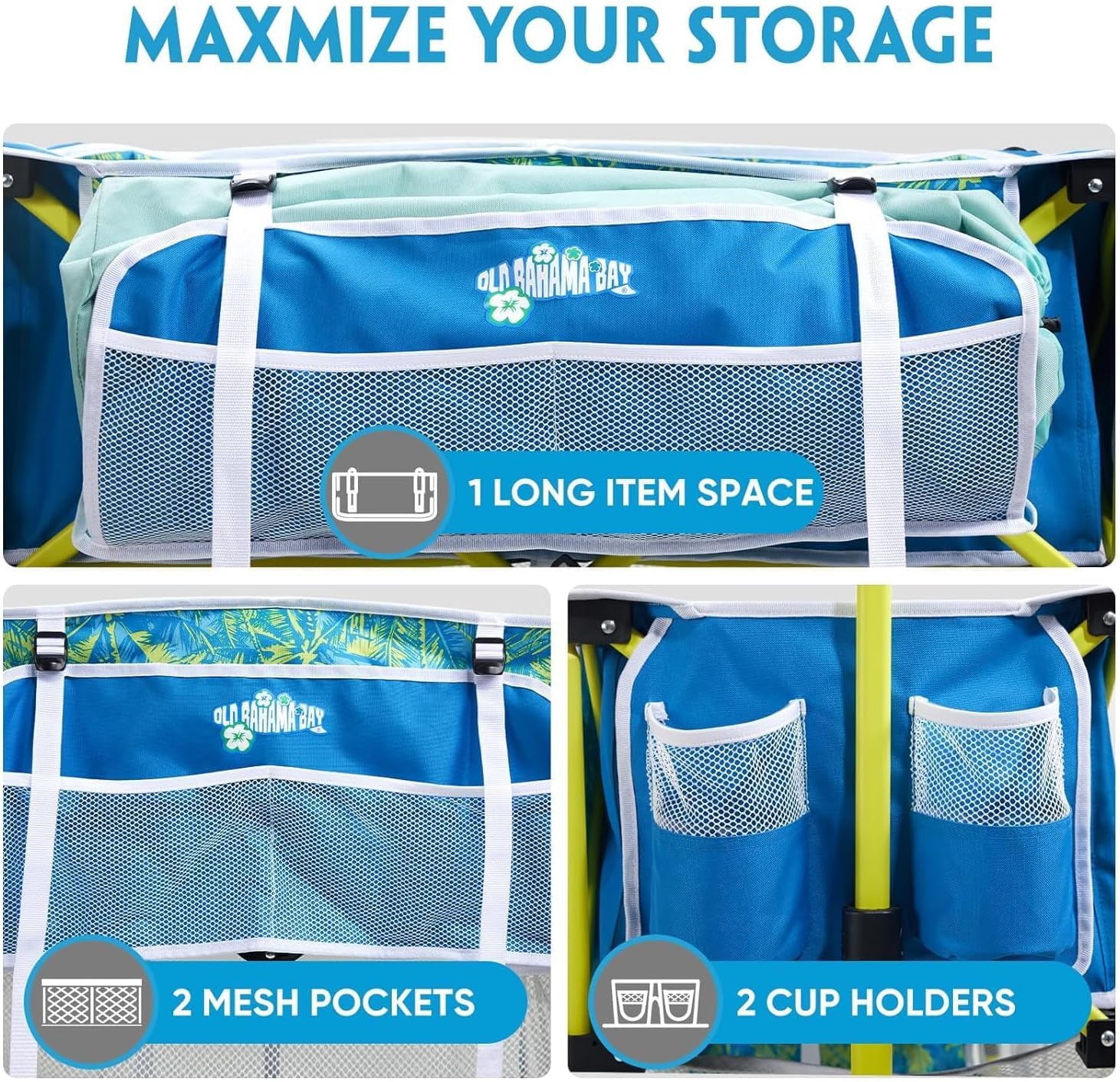 Old Bahama Bay Double Decker Beach Wagon With Storage Bag