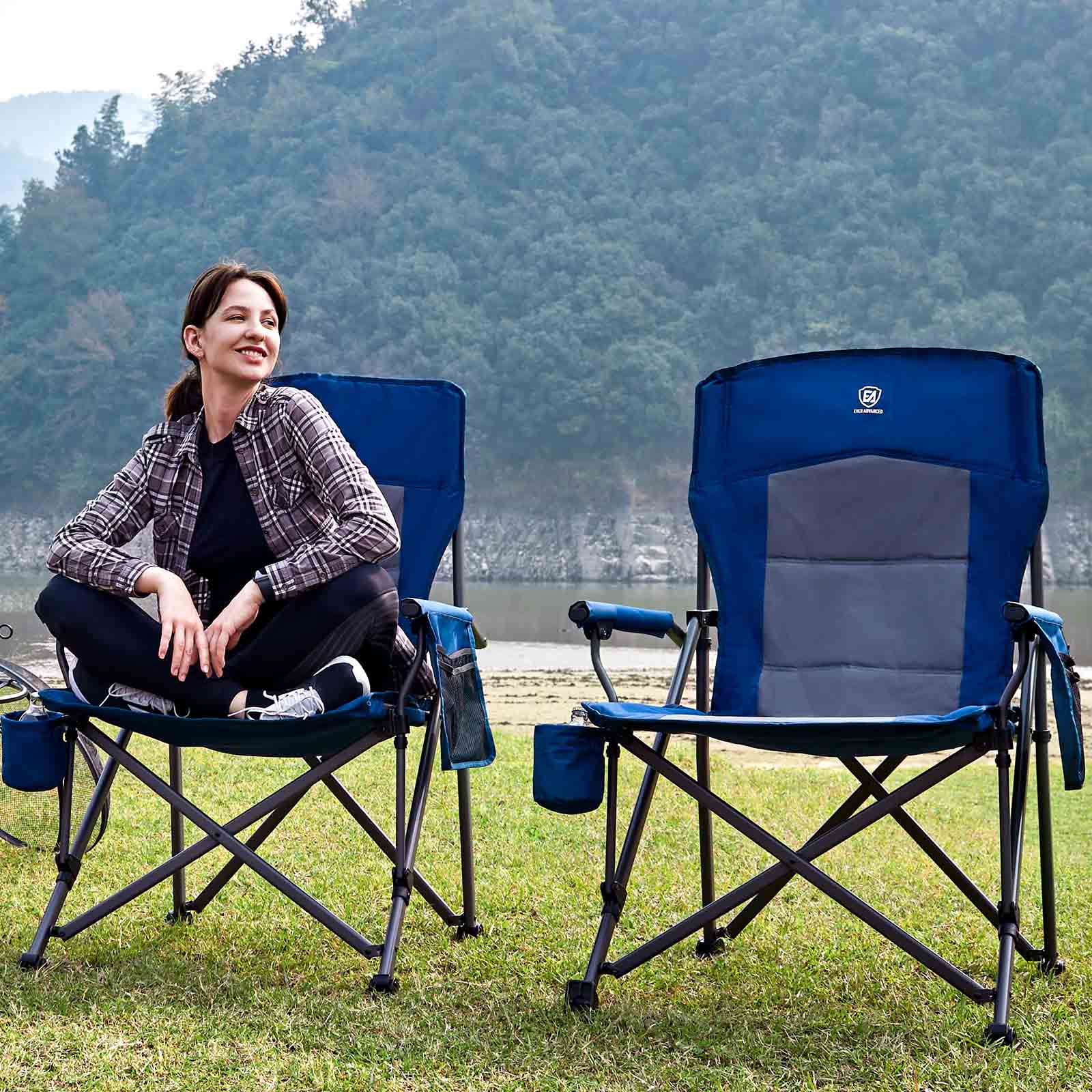 EVER ADVANCED Oversized Camping Chair - Portal Outdoors