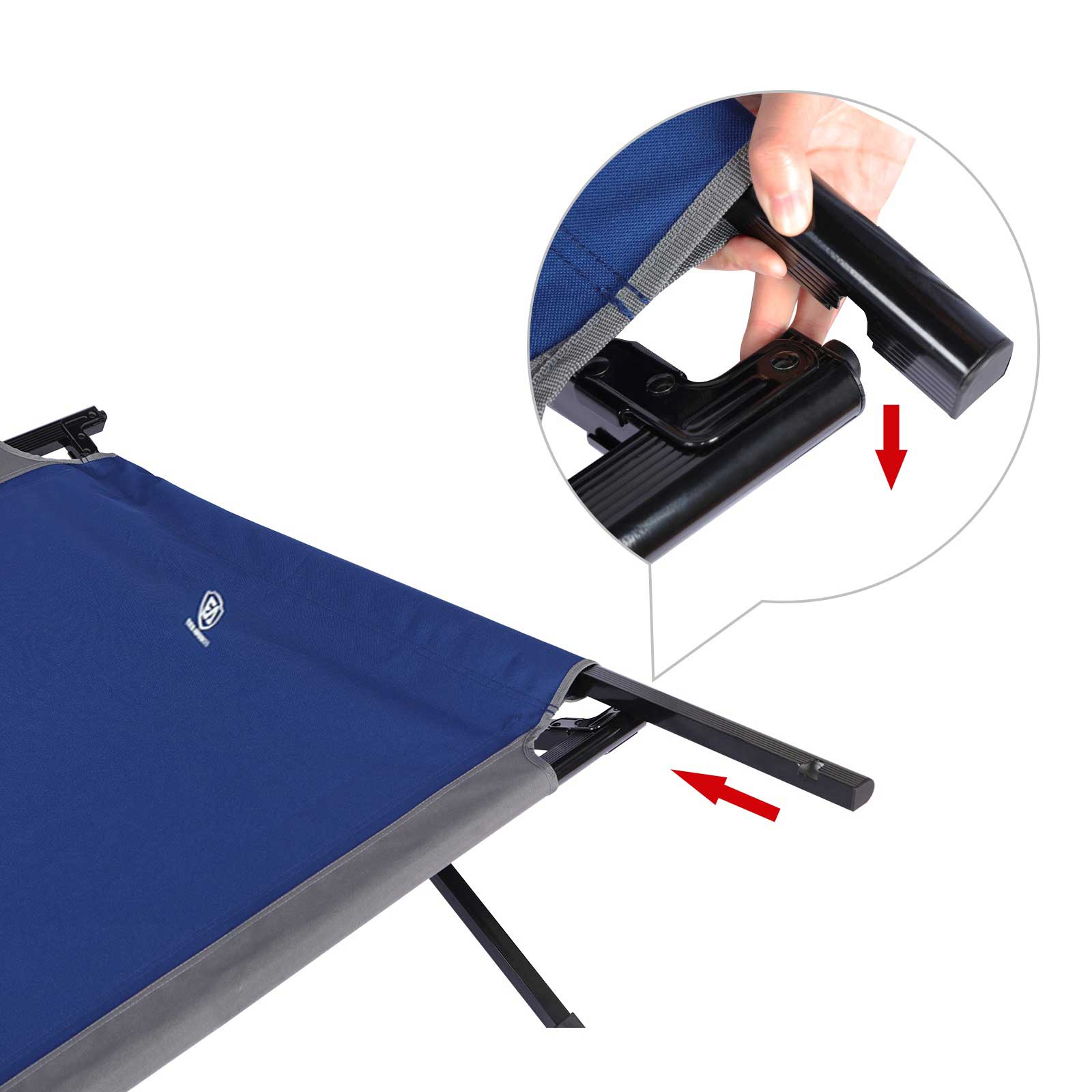 EVER ADVANCED Emergency Oversized Sleeping Cot - Portal Outdoors