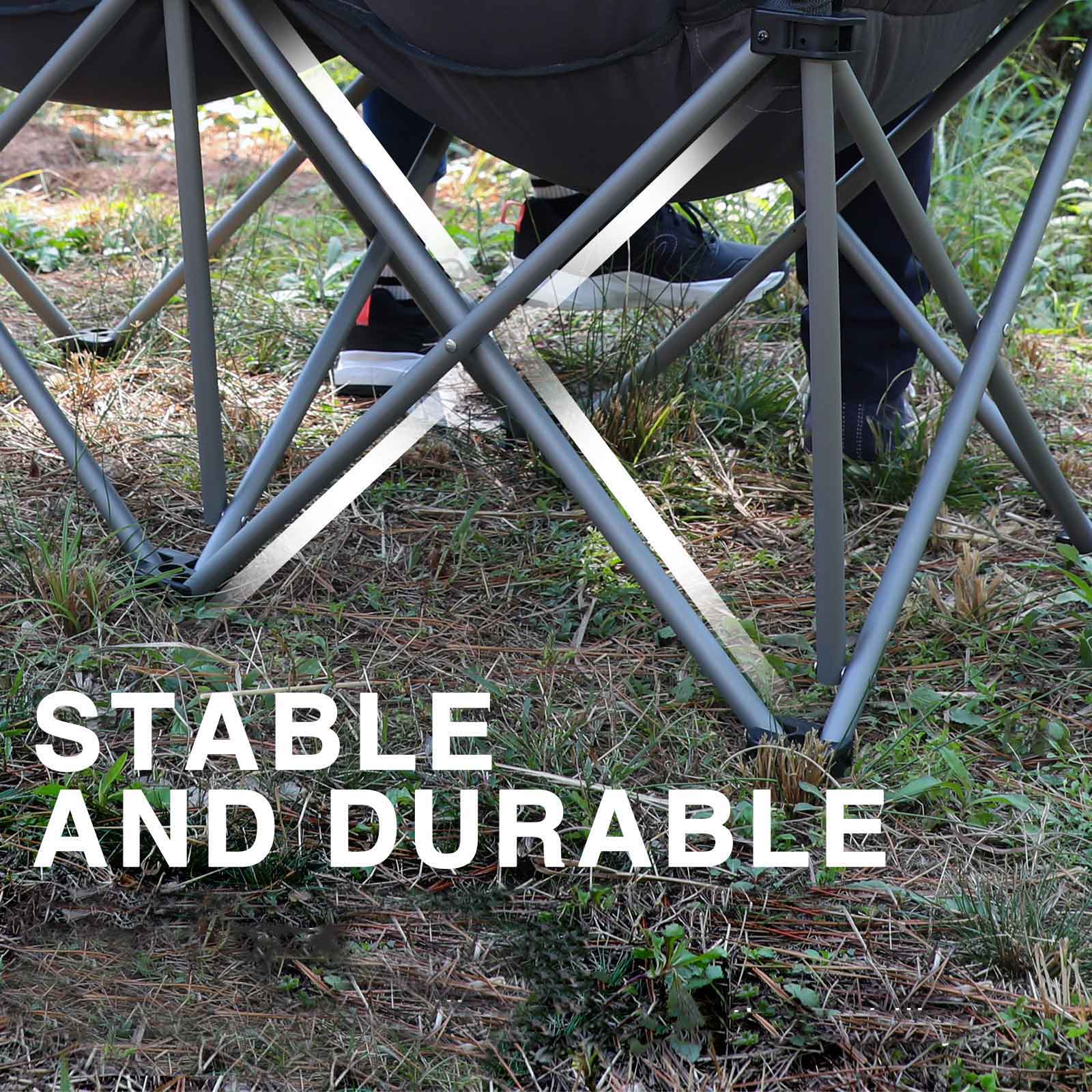 EVER ADVANCED Padded double Camping Chair - Portal Outdoors