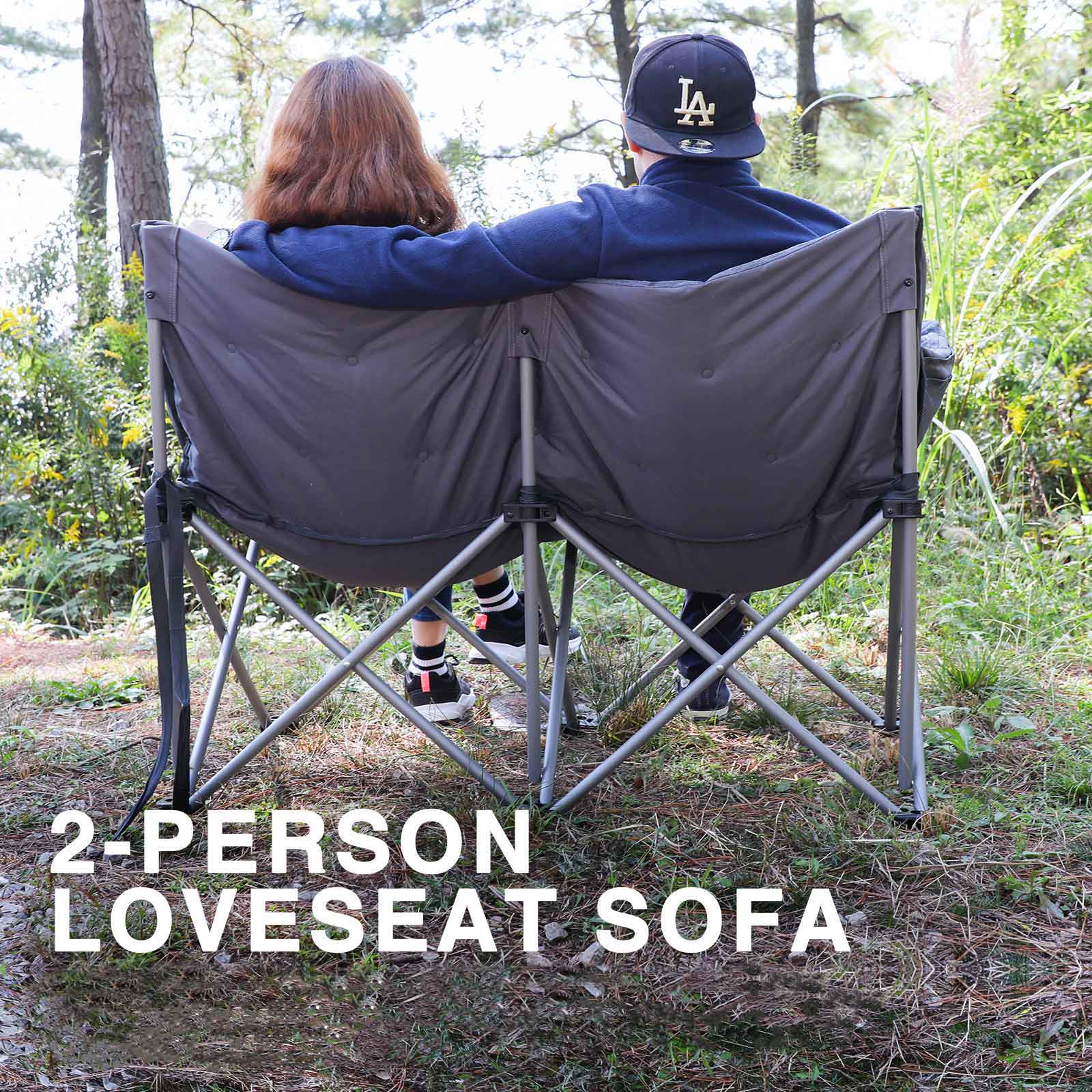 EVER ADVANCED Padded double Camping Chair - Portal Outdoors