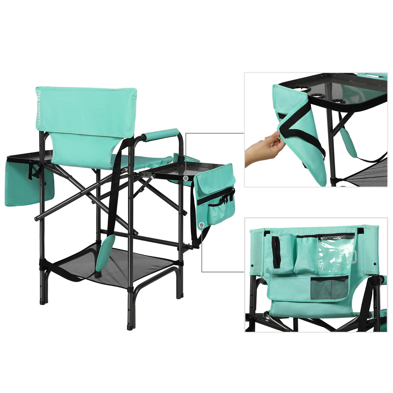 EVER ADVANCED Portable Makeup Artist Chair - Portal Outdoors