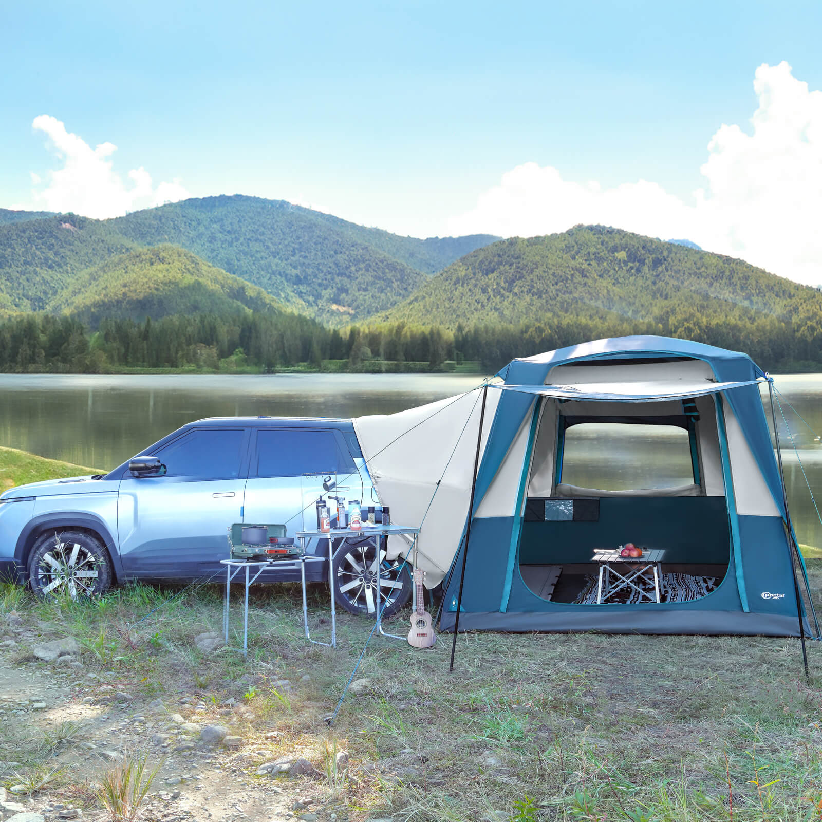 5 Person SUV Tailgate Tent With Porch Portal Outdoors 5-person-suv-tailgate-tent-with-porch-portal-outdoors