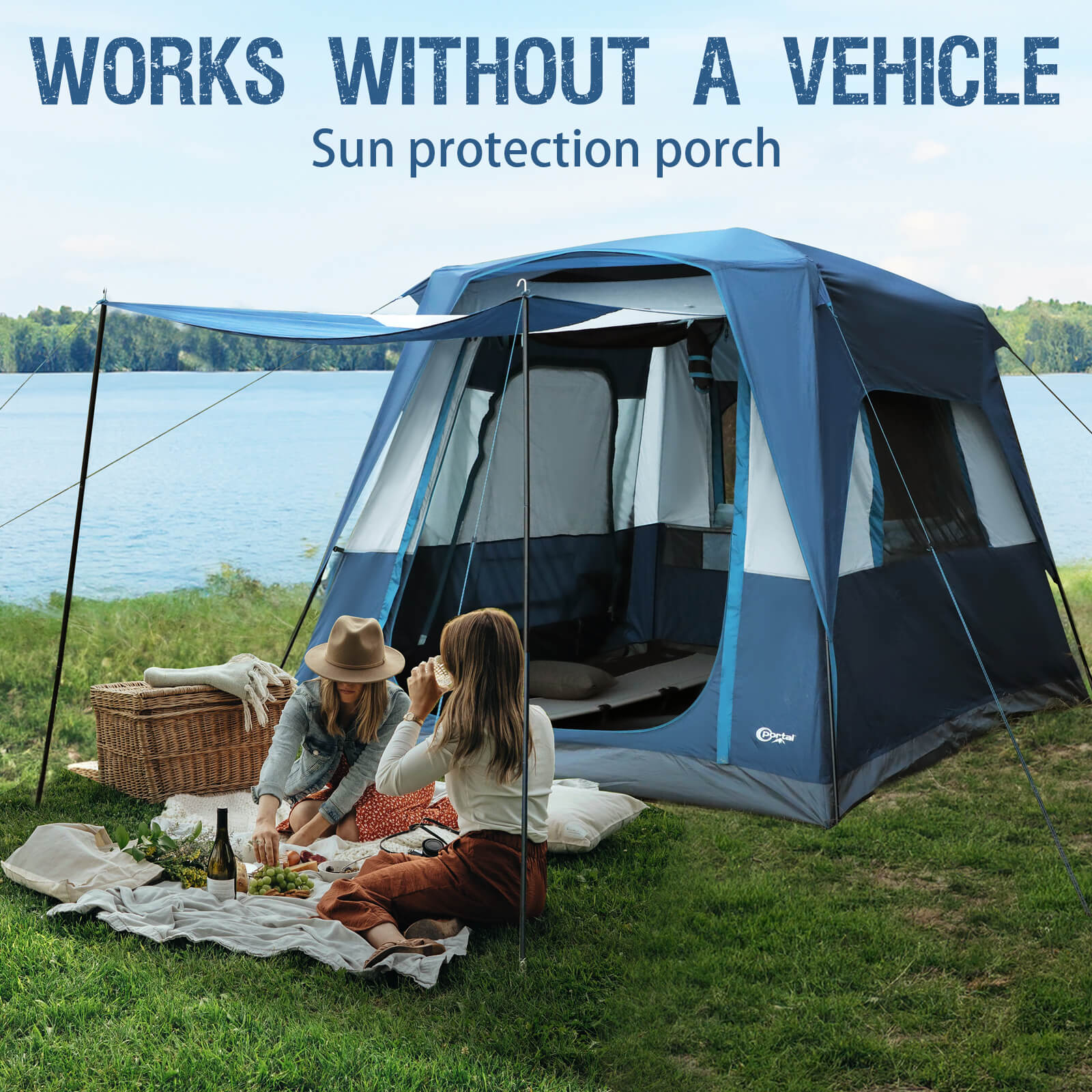 outdoorer tent 5 Person SUV Tailgate Tent with Porch