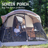 Portal Outdoors Family Camping Tent with Screen Porch