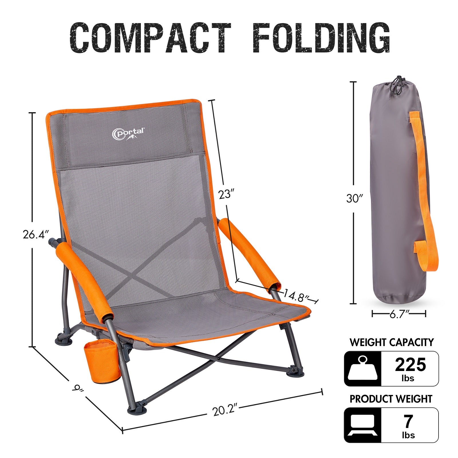 All - Teslin Mesh Beach Chair - 2 Pack - Portal Outdoors