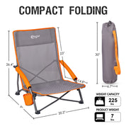 All - Teslin Mesh Beach Chair - 2 Pack - Portal Outdoors