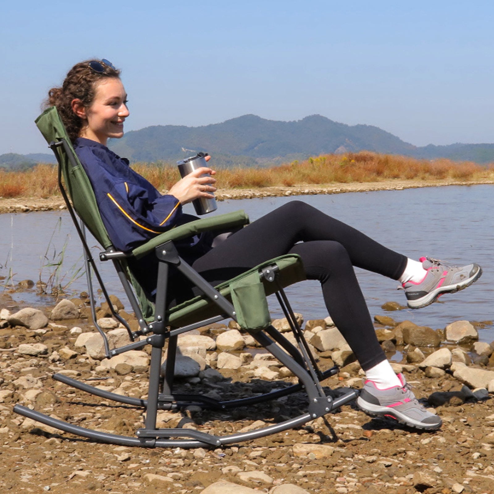 Heavy Duty Folding Camping Rocking Chair – Portal Outdoors