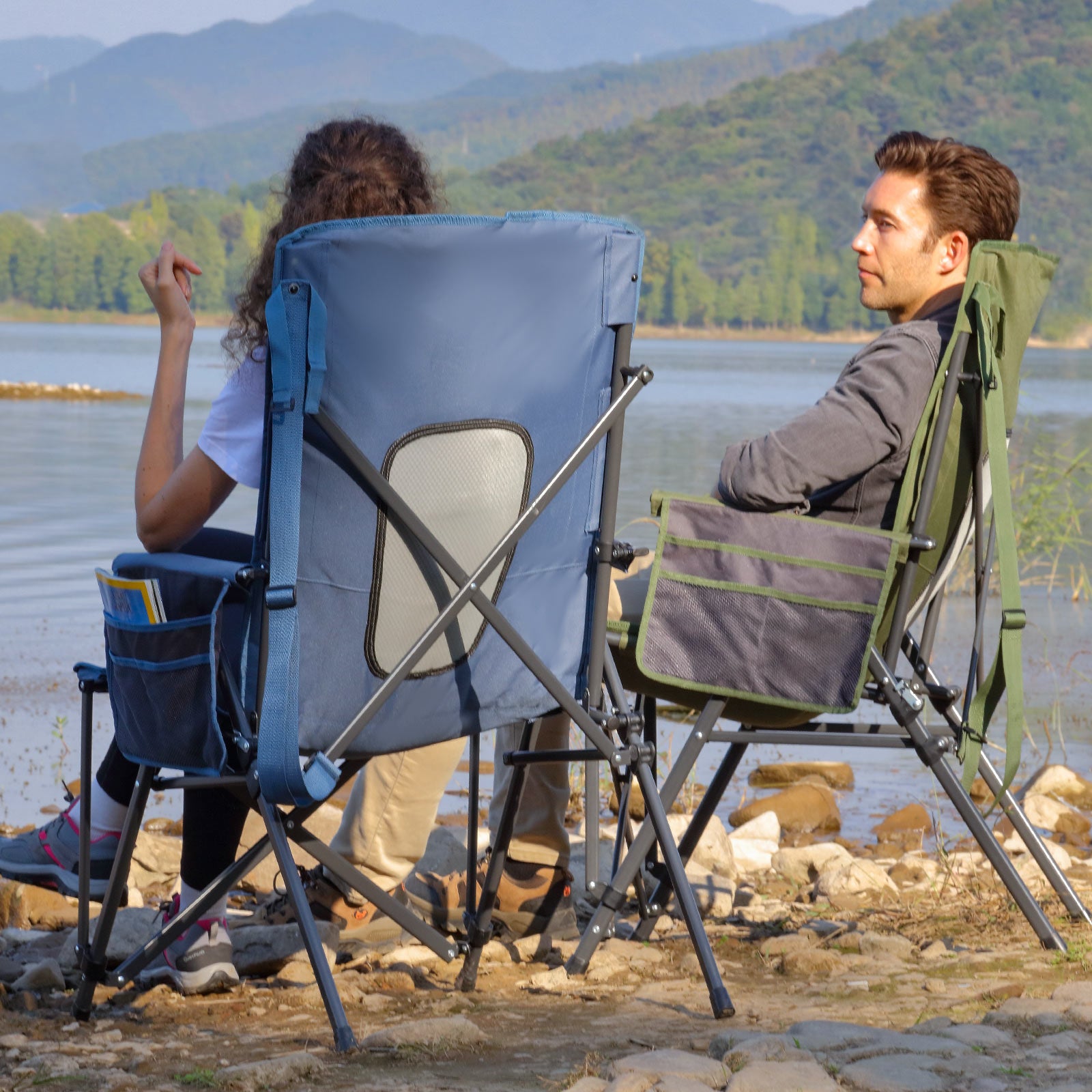 Oversized Quad Camping Chair | Portal Outdoors Navy Blue