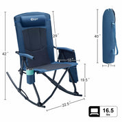Portal Outdoors Portable Heated Rocking Camping Chair