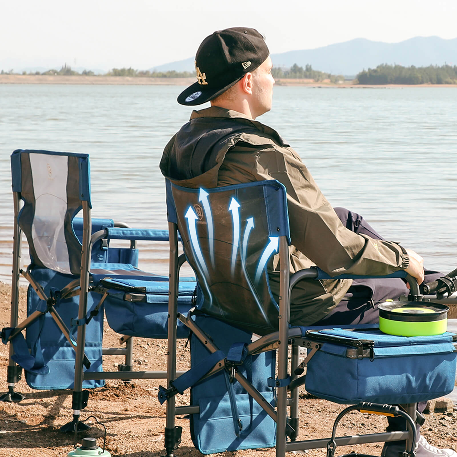 EVER ADVANCED Quick Adjust Fishing Director's Chair - Portal Outdoors