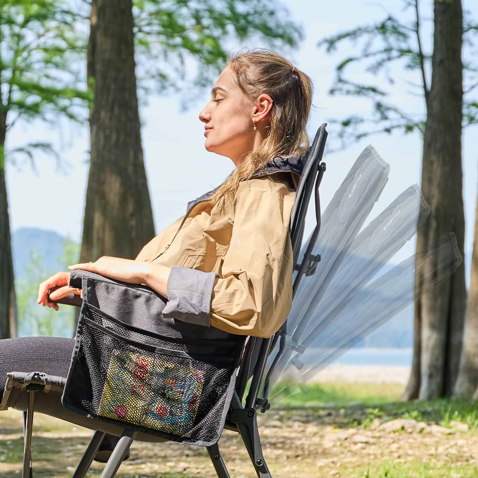 EVER ADVANCED Reclining Camping Chairs - Portal Outdoors