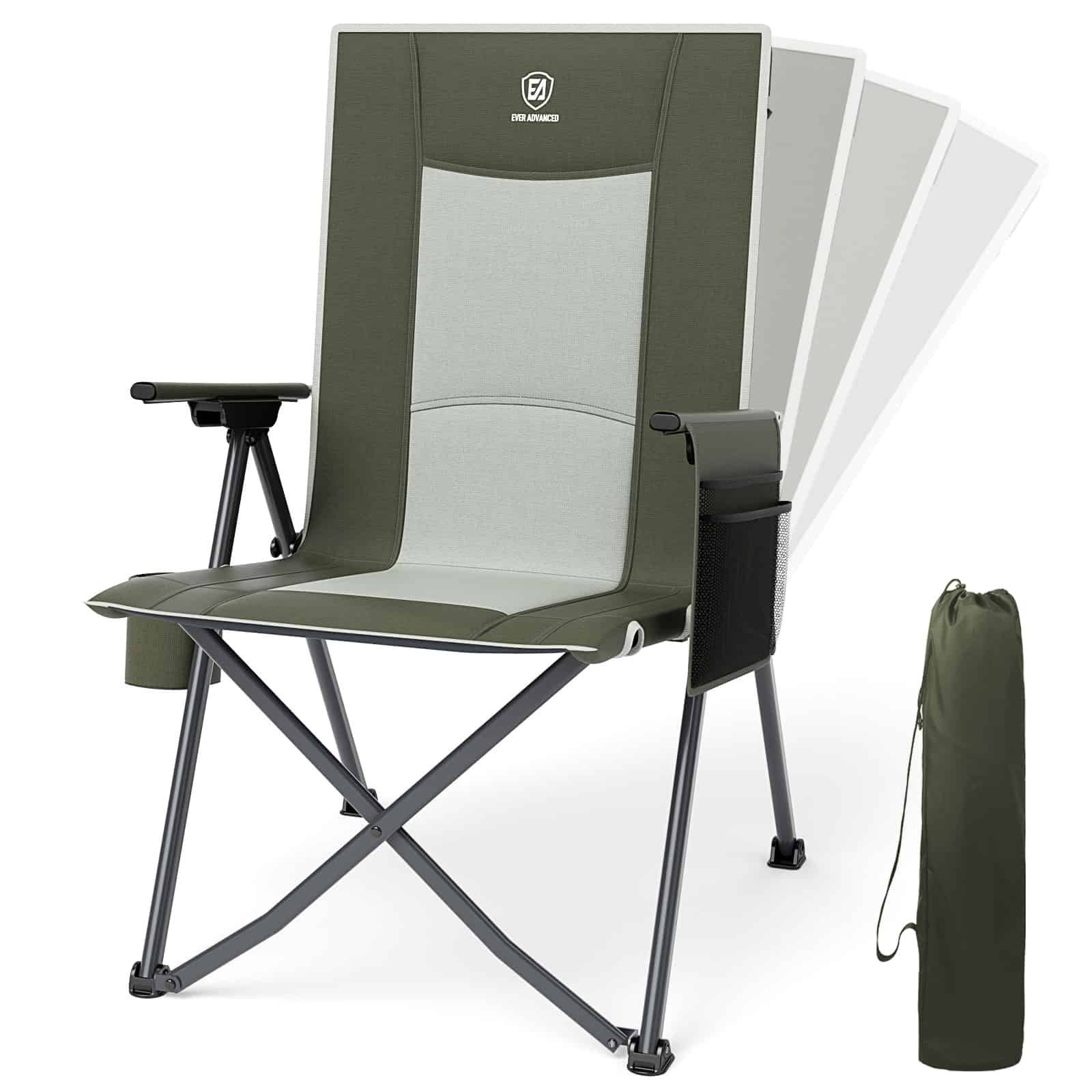 EVER ADVANCED Reclining Camping Chairs - Portal Outdoors