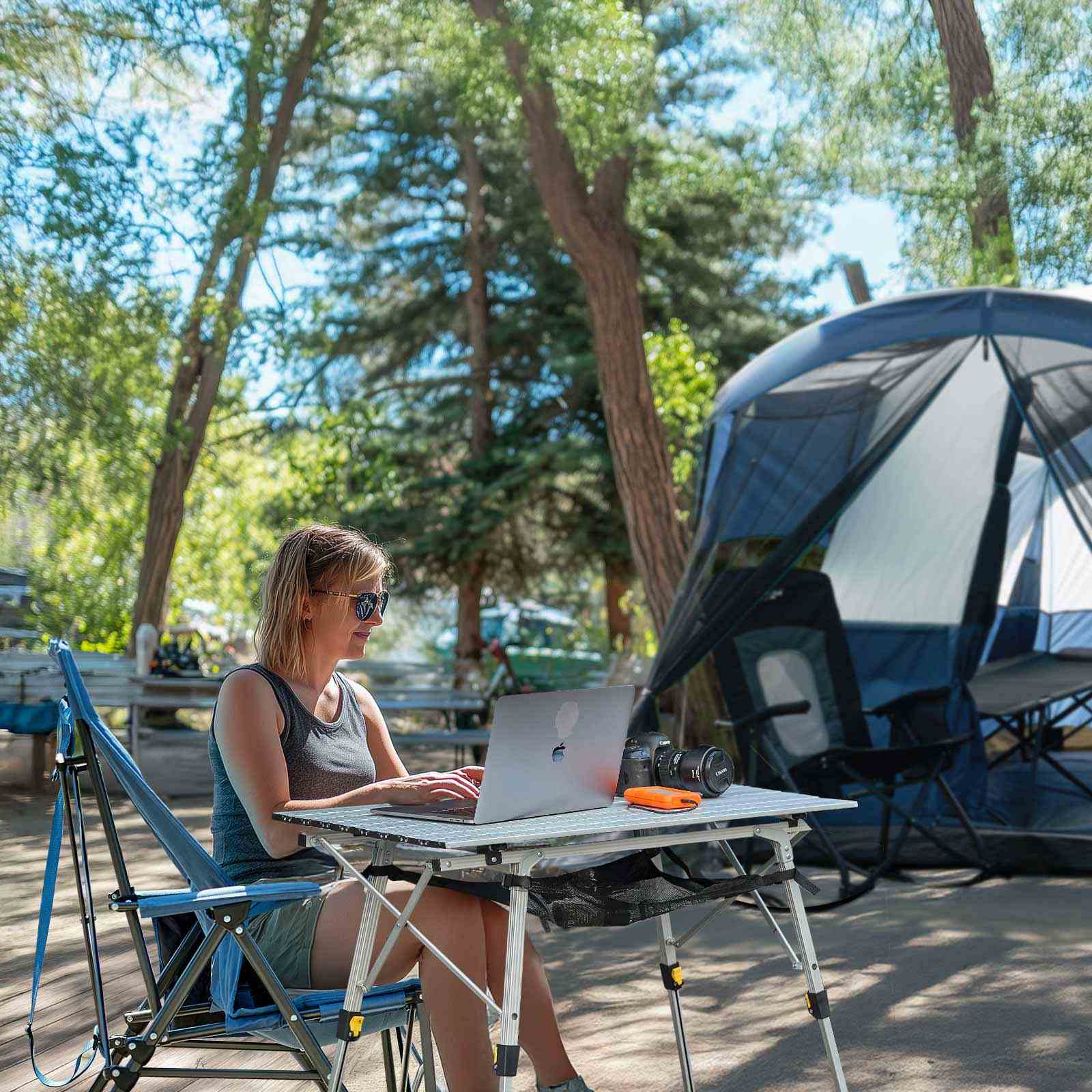 tent table chair Work from Anywhere Combo
