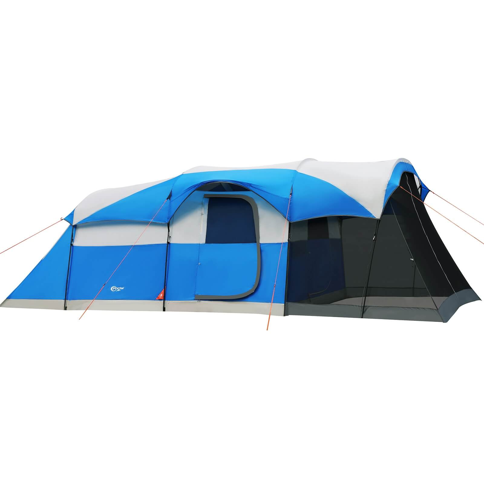 Family Camping Tent with Screen Porch - Portal - OutdoorUS - Blue - Portal Outdoors Family Camping Tent with Screen Porch
