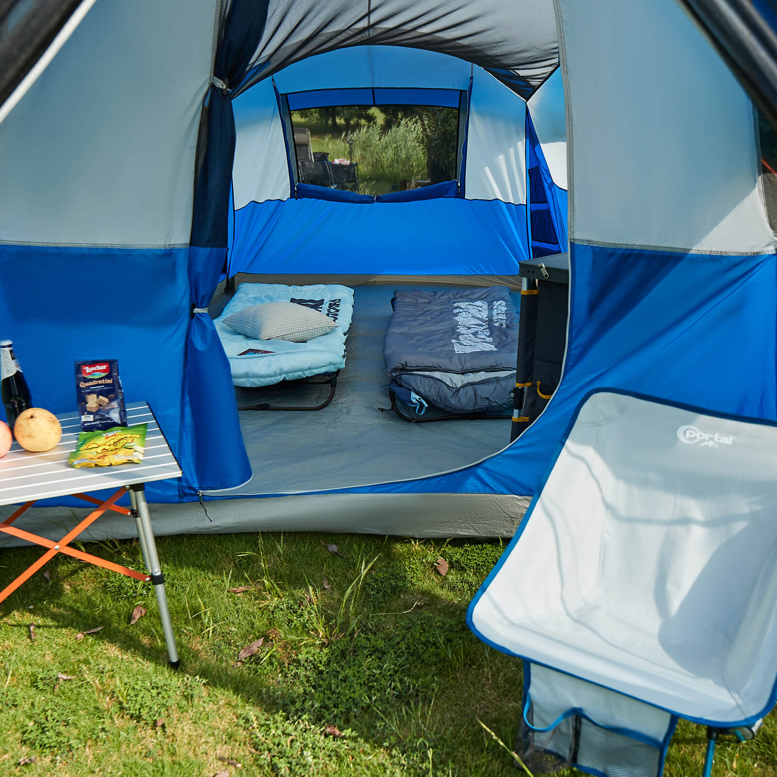 easy camp 8 man tent Family Camping Tent with Screen Porch