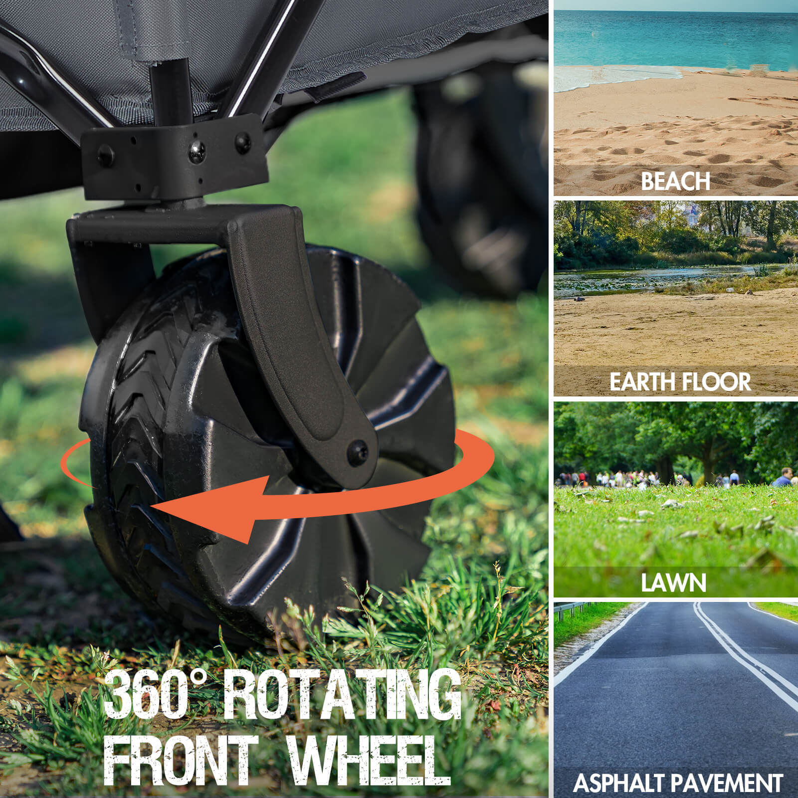 All Terrain Folding Wagon - Portal Outdoors