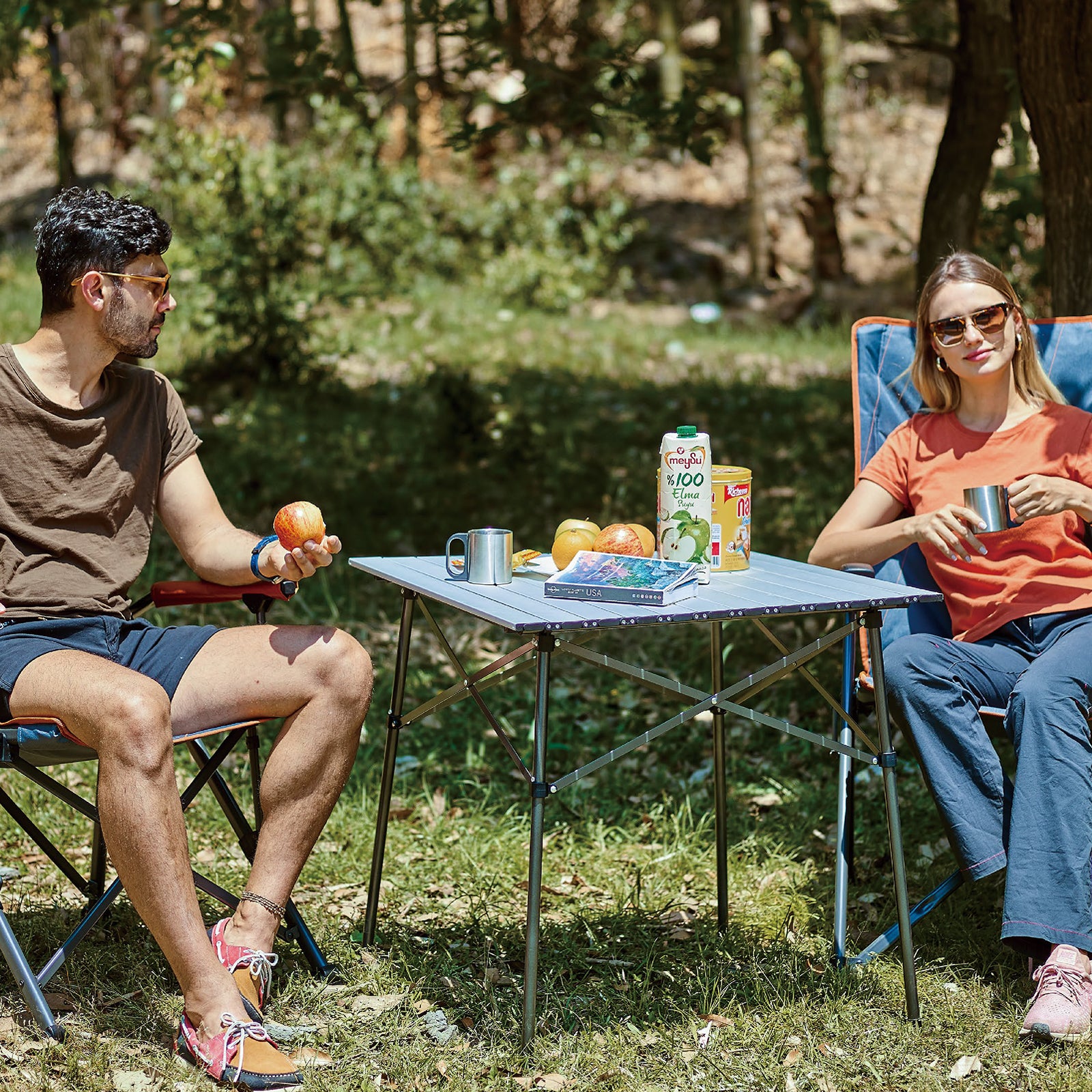Portal Outdoors Lightweight Roll-Up Table-Square