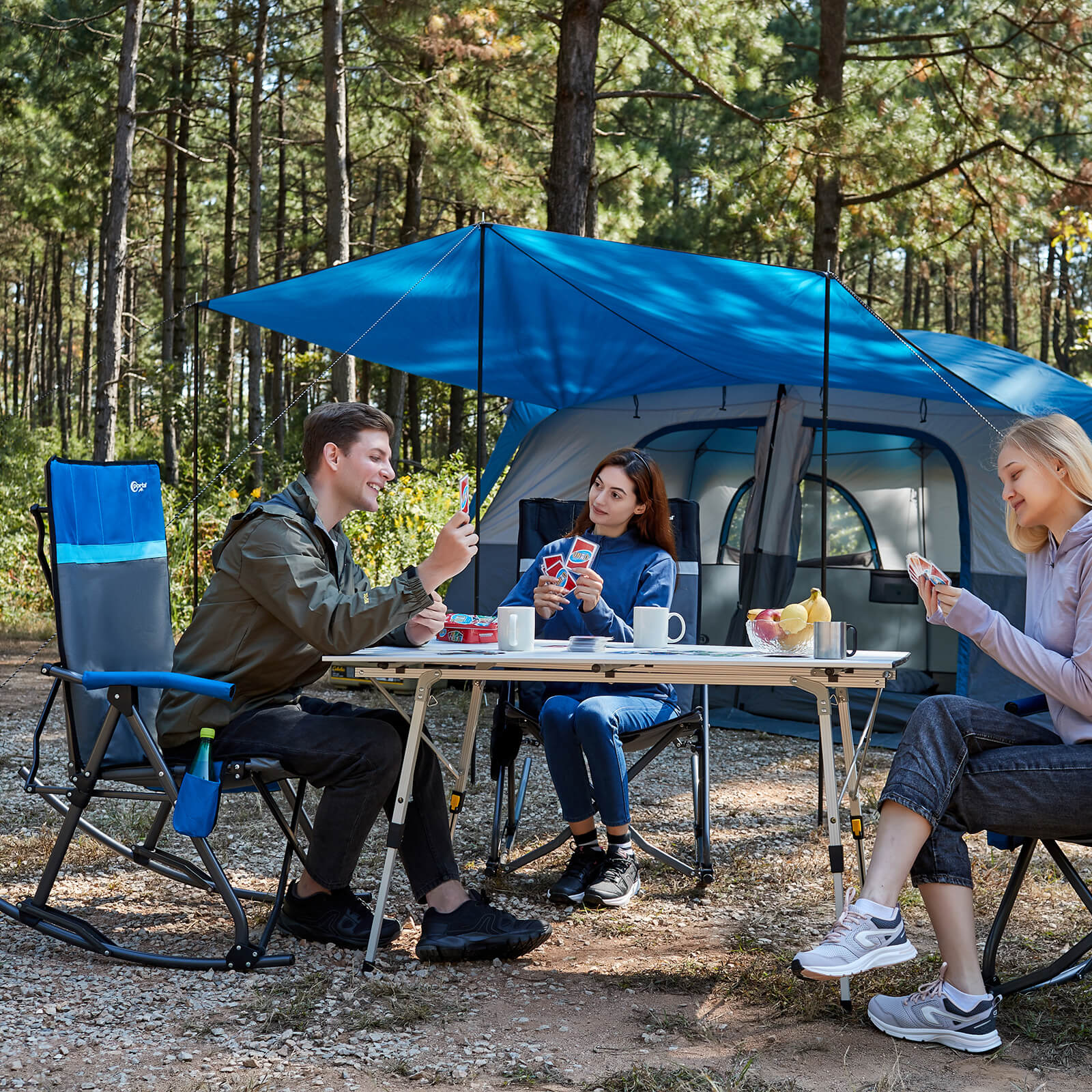 tent huren 10 personen Portal Outdoors 10-Person Easy Setup Cabin Tent with Porch