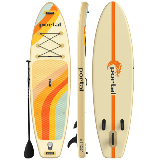 Portal Outdoors Costal Inflatable Stand Up Paddle Board 10'6"x33"x6"